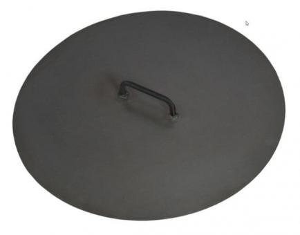Feuerschalen-Deckel CookKing aus Stahl | rund | mit 1 Griff | 80,5cm 80,5cm